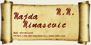 Majda Minašević vizit kartica